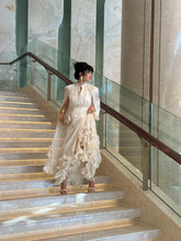 Load image into Gallery viewer, Solid White Ruffle Maxi Dress