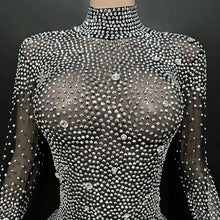 Load image into Gallery viewer, Luxury Full Rhinestones Jumpsuit