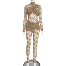 Load image into Gallery viewer, See Through Lace Jumpsuit