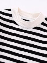 Load image into Gallery viewer, Striped Knitted Skirt Sets