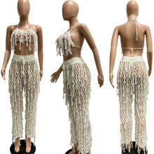 Load image into Gallery viewer, Beachwear crochet 2 Two Piece Dress Set