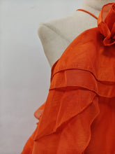 Load image into Gallery viewer, Solid Spliced Ruffles Elegant Dress