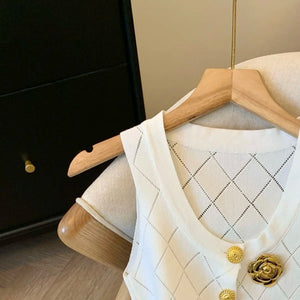 Vintage Elegant Luxury Chic Vest
