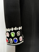 Load image into Gallery viewer, Long Sleeve Colors Diamonds Rhinestone Beaded Long Maxi Dress