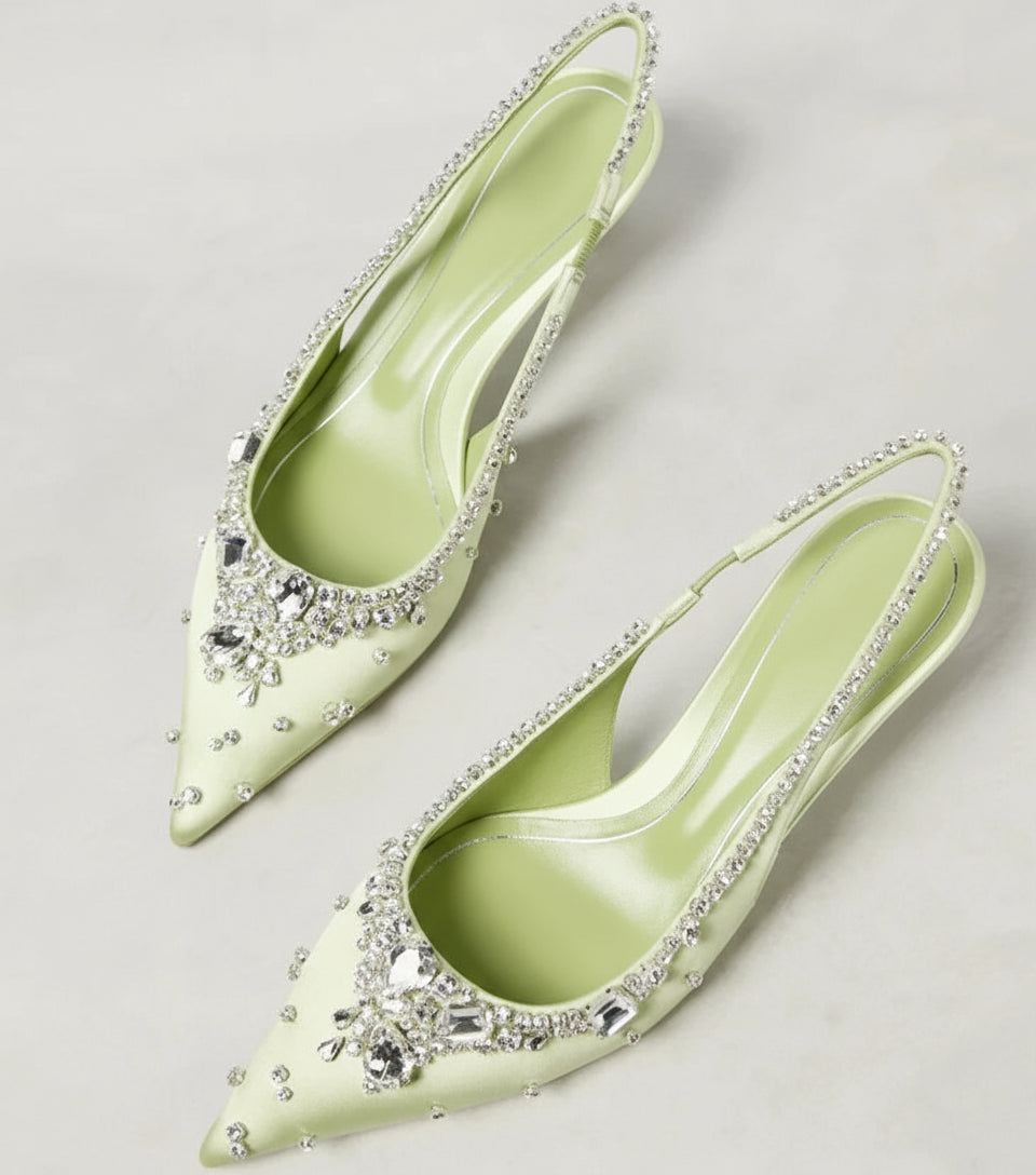 New Lady Crystal Sandals