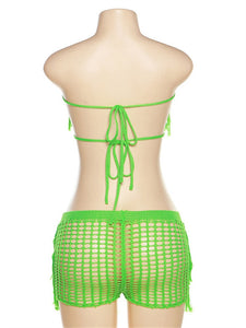 Beachwear crochet 2 Two Piece Dress Set