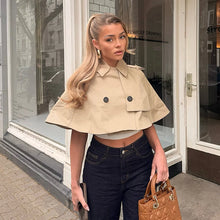 Load image into Gallery viewer, Casual Khaki Cape