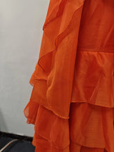 Load image into Gallery viewer, Solid Spliced Ruffles Elegant Dress