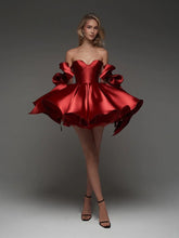 Load image into Gallery viewer, Ball Gown Satin Straps