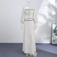 Load image into Gallery viewer, Bohemian Printed Shirt Skirt Suit