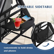 Load image into Gallery viewer, Outdoor Porch Swing with Canopy