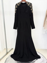 Load image into Gallery viewer, Beaded Split Long Maxi Dress