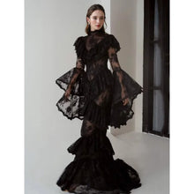 Load image into Gallery viewer, ruffled lace dress