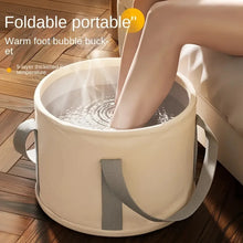 Load image into Gallery viewer, Foldable Portable Folding Foot Soak Bath Tub with Heat Preservation