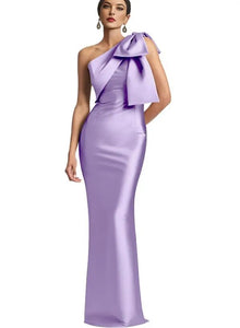 Elegant One Shoulder Mermaid Prom Dress