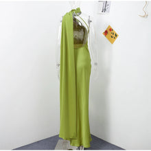 Load image into Gallery viewer, Elegant Ribbon Halter Dress Wom