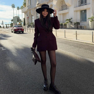 Jacket Mini Skirt Set