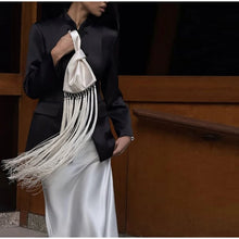Load image into Gallery viewer, Satin Long Tassel  Small Handbag