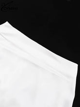 Load image into Gallery viewer, White Satin 2 Piece Set