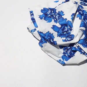 Solid Spliced Ruffles Slimming Dress