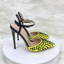 Load image into Gallery viewer, Zahara Crystal Pointed Heels