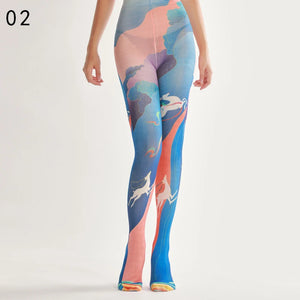 Japanese Style Floral Printed