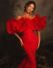 Load image into Gallery viewer, Off The Shoulder Mermaid Prom Dress