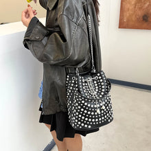 Load image into Gallery viewer, Studded Bucket Bag