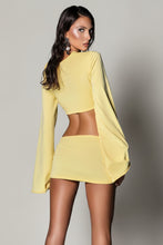 Load image into Gallery viewer, Crop Top Mini Gown 2 Piece Dress