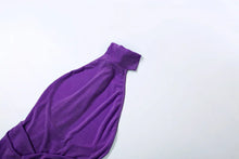 Load image into Gallery viewer, Velvet Tassel Hem Dress