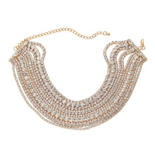 Load image into Gallery viewer, Luxury Multilayers Crystal Choker