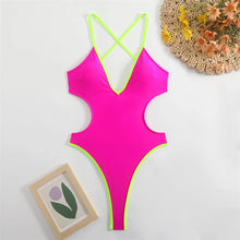 Load image into Gallery viewer, Mini Micro Thong One Piece Swimsuit