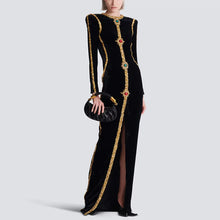 Load image into Gallery viewer, Velvet Long Dress