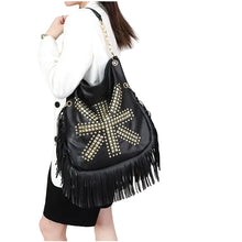Load image into Gallery viewer, Dakota Fringe Hobo Bag