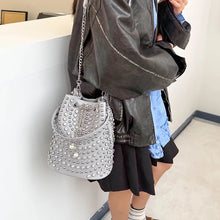 Load image into Gallery viewer, Studded Bucket Bag