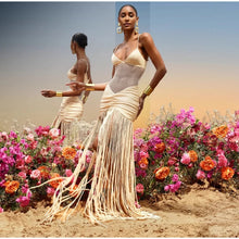 Load image into Gallery viewer, Hollow Out See-through Long Dress