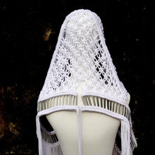 Load image into Gallery viewer, Retro Crochet Hollow Out Knitted Long Tassel Cover Up