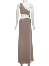 Load image into Gallery viewer, Weird Puss Metal Buckle Dress