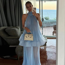 Load image into Gallery viewer, Elegant Ruffles Hem Tops Skirt Suit
