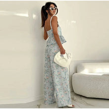 Load image into Gallery viewer, Casual Printed Vest Trouser Suit
