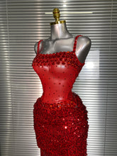 Load image into Gallery viewer, Sexy Red Two Pieces Set