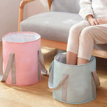 Load image into Gallery viewer, Foldable Portable Folding Foot Soak Bath Tub with Heat Preservation