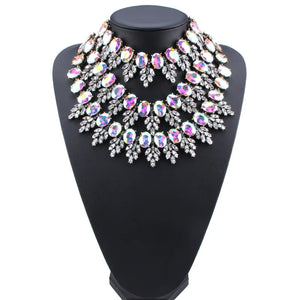 Bohemian Handmade Rhinestones Necklace