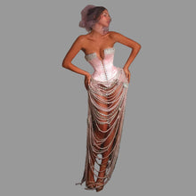 Load image into Gallery viewer, Exquisite Pearls Prom Dress d