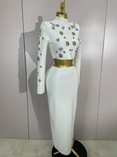 Load image into Gallery viewer, Two Piece Set Celebrity Evening Party Dress