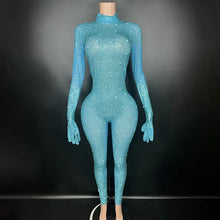 Load image into Gallery viewer, Luxury Full Rhinestones Jumpsuit