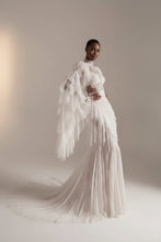Load image into Gallery viewer, High Neck Illusion Neckline Prom Dress