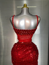Load image into Gallery viewer, Sexy Red Two Pieces Set