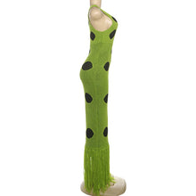 Load image into Gallery viewer, See Through Knitted Maxi Dress