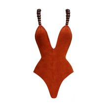 Load image into Gallery viewer, Beads 2Pieces Halter Swimsuit